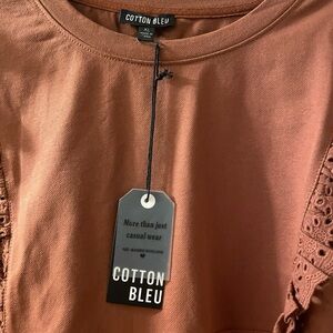 Women's Brown/Rust Cropped Sweater